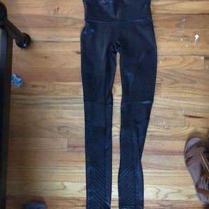Spanx moto leggings